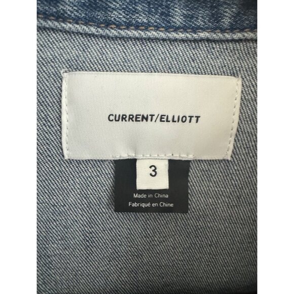 Current/Elliott The Ater Denim Romper w/Tie + Pockets Size 3 = Large MSRP$278.00 - Picture 10 of 13